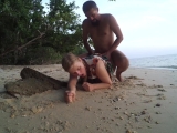 Rough Beach Sex True Fuck & Sand UnEdit UnCut Horny Naughty Amateur Couple