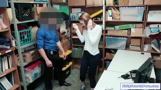 An Officer Fucks Boss Teen Stepdaughter