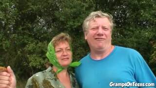 Teen Banged In The Woods By Oldie Cock Teen Banged In The Woods By Oldie Cock
