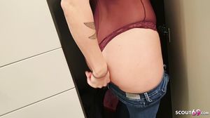 Public Flash And Fuck In Shopping Centre With German Te Public Flash And Fuck In Shopping Centre With German Te