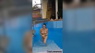 My Neighbor’s Daughter Is Naked In The Pool Hidden Cam Voyeur