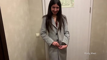 The Courier Delivered Not Only Pizza But Also An Orgasm And Finished Herself From My Huge Dick