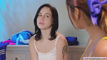 Teen Latina Fucks Lesbian Gf With Dildo